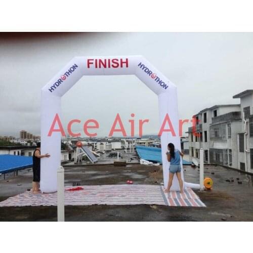 Customized 4 x5m tall inflatable finish line/start line for sport game and advertising