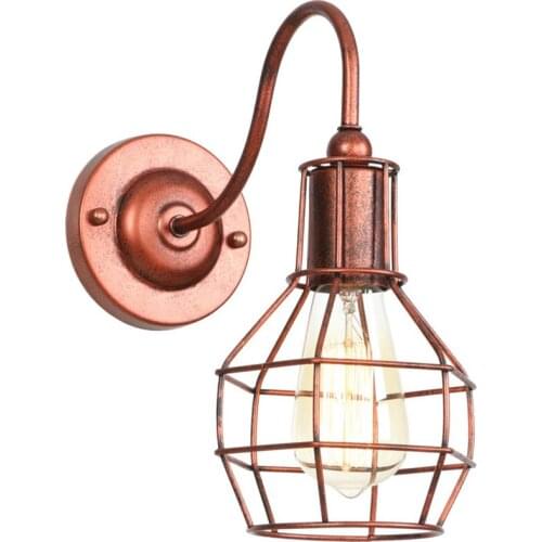 IWHD RH Retro Industrial Wall Light Fixture Bedroom Porch Stair Loft Decor Vintage Wall Lamp Sconce Wandlamp Applique Murale LED