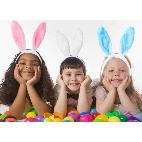 Adult Children Cute Rabbit Ears Headband Dress Costume Bunny Ear Hairband Headwear Festival Easter Hair Accessories Hair Hoop