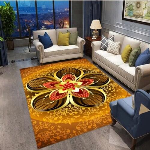 European classic luxury 3D Printed Carpets For Living Room Bedroom Area Rug Kids Room play Tent Floor Mat Home Decorative carpet