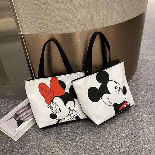 Disney mickey mouse canves shoulder messenger bag cartoon girl boy handbag