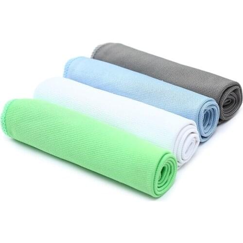 Glass Cleaning Cloths Wipe Mirror Washing Towel Water Absorption No Lint Scouring Cleaning Rags Microfiber Household Anti-grease
