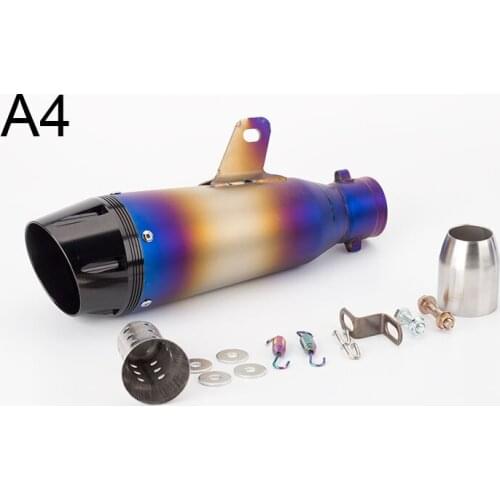 36-51MM universal motorcycle exhaust pipe with DB Killer exhaust pipe For GSXR750 R6 ZX6R R34 Z900 K7