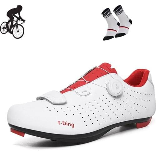 Cycling Shoes Road Men Women Bicycle Riding Sneakers Self-locking Breathable Ultra-light Shoes Non-slip Shoes Wear-resistant