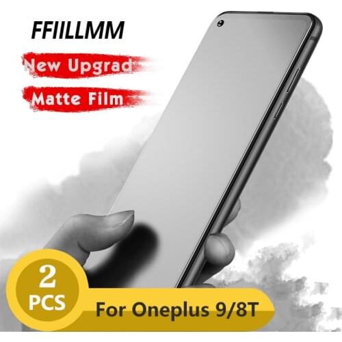 2Pcs/lot Matte Protective Glass For Oneplus 9 8T Tempered Glass For Oneplus 9 Matte Screen Protectors For Oneplus 9 8T Glass