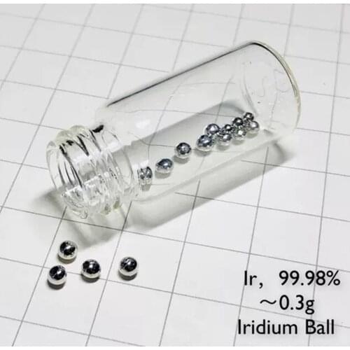 0.3g/ 0.5g /1g 99.98% solid Iridium metal pellet