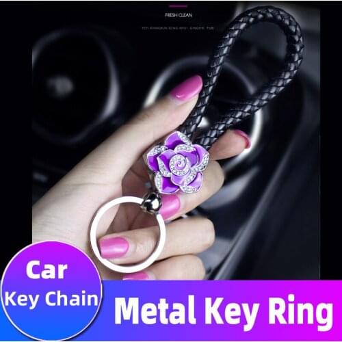 1 PCS Braided Woven Rope Keychain DIY Bag Pendant Key Chain Holder Key Car Trinket Keyring For Men Women Gift Jewelry Key Ring