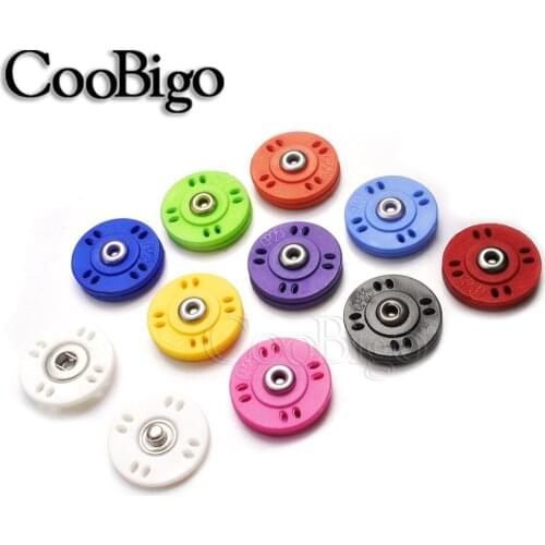 10set Metal Snap Fasteners Press Button Buckle Stud Clothing Sewing Embedded DIY Craft Accessories Colorful Dia.25mm