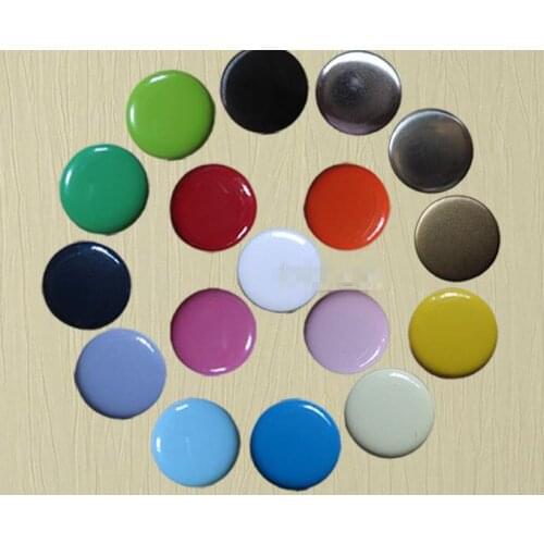 100 Sets 10 Colors 10mm Mixed colors Capped Prong Snap Buttons Fasteners Press Studs Poppers