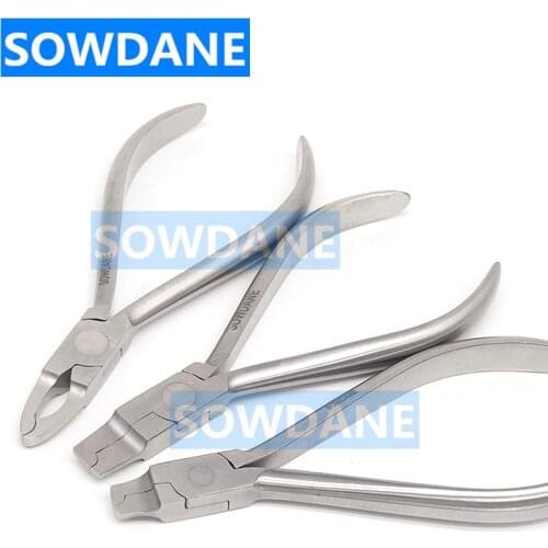 Dental Lab Crown Crimping Contouring Johson Plier Metal Crown Plier forceps Dentist Tool Instrument