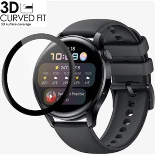 3D Curved Edge Protective Film for Huawei Watch 3 Soft Full Cover Screen Protector Film