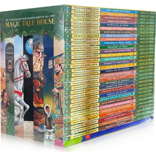 Random 4 Books Magic Tree House English Reading story Book Children Extracurricular Reading English Oxford Tree Educate English