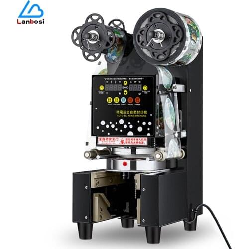 Beverage Sealing Machine Commercial Milk Tea Shop Special Intelligent Automatic Paper Cup Plastic Cup Sealing Machine