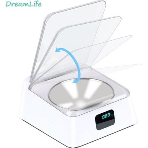 Pet dog and cat automatic feeder pet food dispenser infrared automatic sensor switch cover anti-moisture-proof smart bowl