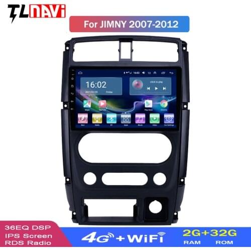 4G Lte 2G RAM Car Multimedia Player 2din 9 Inch Android 10 GPS Radio For 2007 2008 2009-2012 Suzuki Jimny