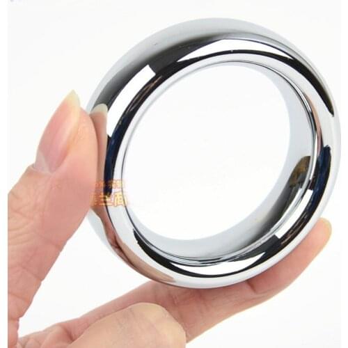 Free shipping round metal cock ring, Alloy penis ring, 40mm/45mm/50mm, delay time penis loop for men, adult product