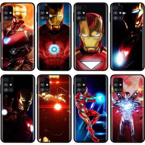 Super Hero Avengers Iron Man For Samsung Note 20 10 8 9 M02 M31 S M60S M40 M30 M21 M20 M10 S F62 M01 Ultra Pro Plus Phone Case