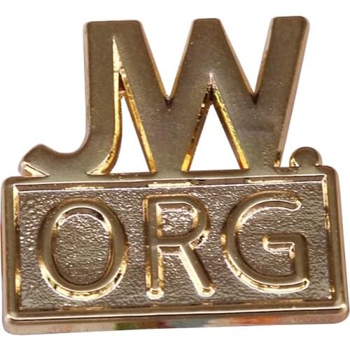 Gold Jehovahs Witnesses Christian pin unisex denim jackets lapel ornaments