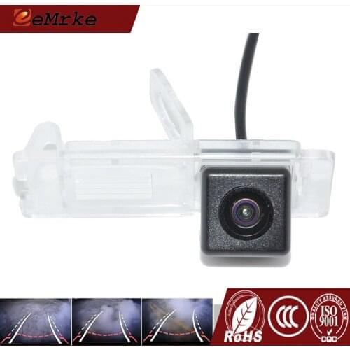 EEMRKE For Renault Megane 2 3 Symbol Fluence CCD HD Car Rear View Camera Tracks Reversing Guidance Trajectory Cameras