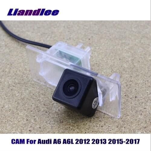 Liandlee CAM Car Reverse Rearview Camera For Audi A6 A6L 2012 2013 2015-2017 / Backup Parking Camera HD CCD Night Vision