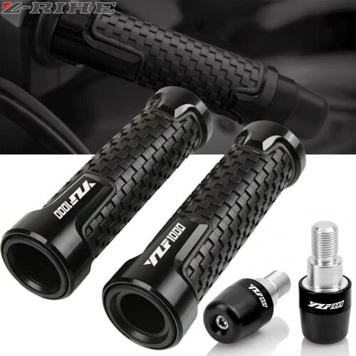 Motorcycle Accessories YZF1000 7/8" 22MM Handlebar Hand Grips Handle Bar End Cap plug For Yamaha YZF 1000 THUNDERACE 1996-2003