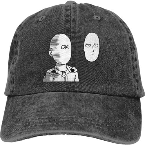 One Punch Man Logo Baseball Cap cowboy hat Peaked cap Cowboy Bebop Hats Men and women hats