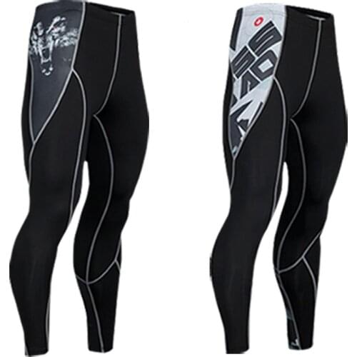 Mens Compression Pants Men Sport Tights Leggings Mens for Running Gym Sports Fitness Quick Dry Fit Joggings Workout White Black