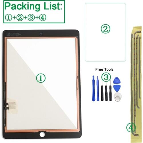 1PCS Top Quality Touch Screen Digitizer+Tesa For iPad 2018 9.7-inch 6 6th Generation A1893 A1954