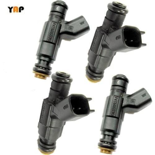 NEW Fuel Injector (4) FOR FITMini Cooper 1.6L 4L 0280155991 13531487607 2002-2008