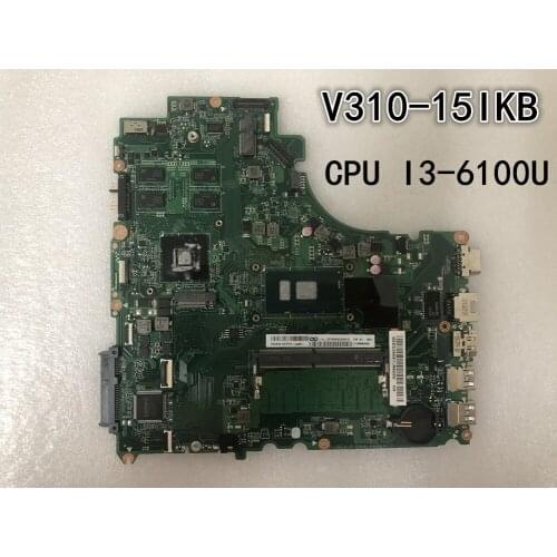 Original laptop Lenovo V310-15IKB Motherboard mainboard I3-6100U SWG FRU 5B20L59448