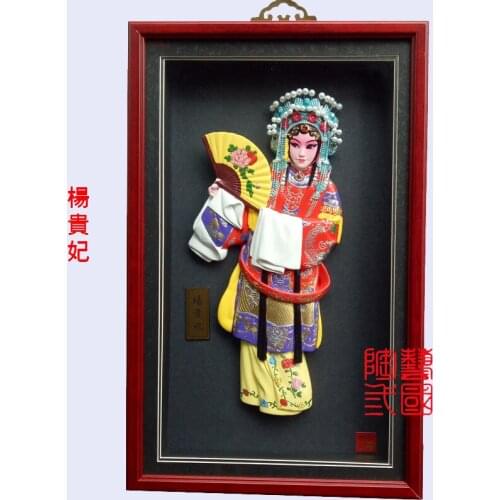 Peking Opera Face Makeup Pendant Mask Three Kingdoms