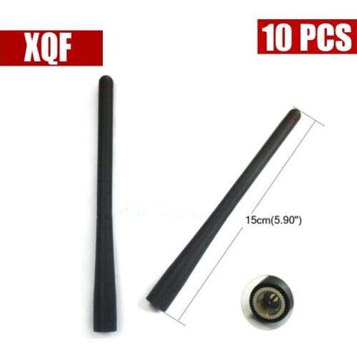 XQF 10PCS VHF 136-174 MHz Whip Antenna For ICOM Radio IC-F50 IC-F50V IC-F51 IC-F51V Two Way Radio