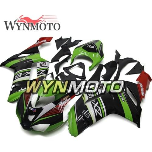 Complete Fairings For Kawasaki ZX-6R 07-08 ZX6R 2007-2008 Year Injection ABS Plastics Body Kits Motorcycle Green Black Red Cover