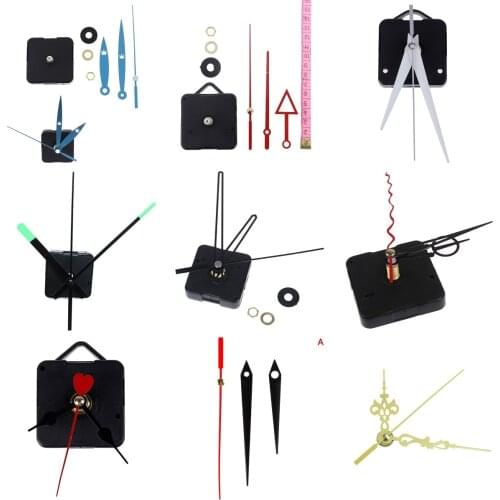 1 set Wall Clock Mechanism Watch DIY Mechanism Quartz Clock Movement Parts Replacement Repair Clock Parts Hands Tools