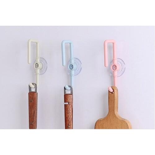 1PC Foldable Sticky wall hanging Hook Folding Self Adhesive Towel Clothes Hanger Hooks Rotating Space Saving Racks OK 0814