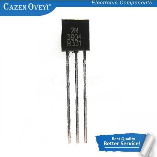 100pcs/lot 2N3904 TO-92 TO 92 NPN General Purpose Transistor In Stock