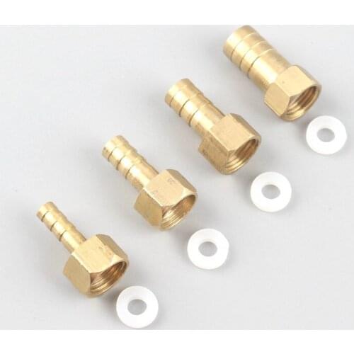3pcs 1/4'' 6mm-12mm Brass Tube Thread Adapter Garden Water Connectors Garden Hose Pump For Aquarium Fish Tank Garden Accessories