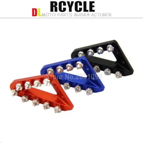 3 colors Brake Pedal Lever Step Plate For 125 150 250 300 350 450 500 SX SXF XCF XCW SXF EXCF 2016-2018