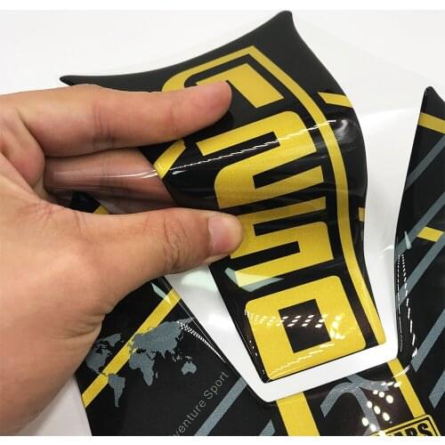 40 Years GS 3D Resin Pad Motorcycle Gas Tank Pad Protection Decals FIT For BMW R1250GS Triple Black 2020 2021