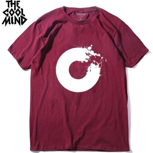 COOLMIND top quality cotton short sleeve cool men T shirt casual summer loose mens Tshirt male o-neck t-shirt tee shirts