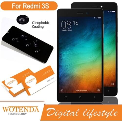 Original Display For Xiaomi Redmi 3 LCD with frame For Redmi 3S LCD Display Replacement For Redmi 3 PRO Display