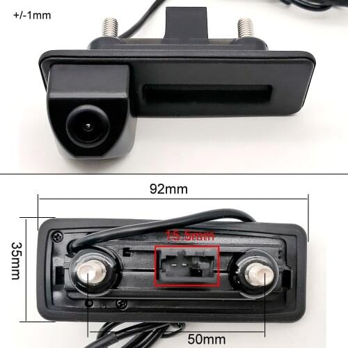 For Audi A1 A4L Q3 Q5 S5 A8L A6L A3 2012-2015 HD Trunk Handle Car Rear View Camera reverse Backup Parking Camera Night Vision