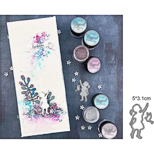 Fairy Girl Wedding Day Metal Cutting Dies For DIY Scrapbooking Album Embossing Paper Cards Decorative Crafts