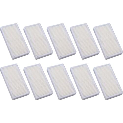 10Pcs Robot Vacuum Cleaner Filter HEPA Filter for Conga Serie 950 Robot Vacuum Cleaner Accessories