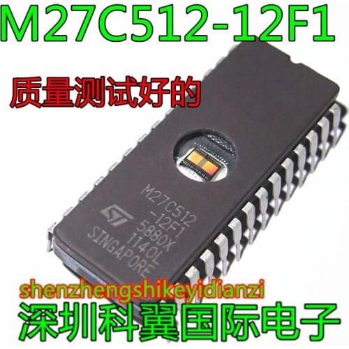 In Stock 100% New&original M27C512-12F1 27C512