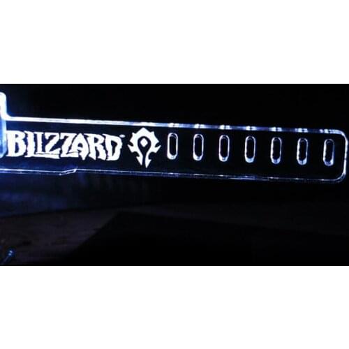 Hot PCI White For Tribe LED Luminous Computer Office Main Box Graphics Cards Custom Support Frame Display Card Components Jack