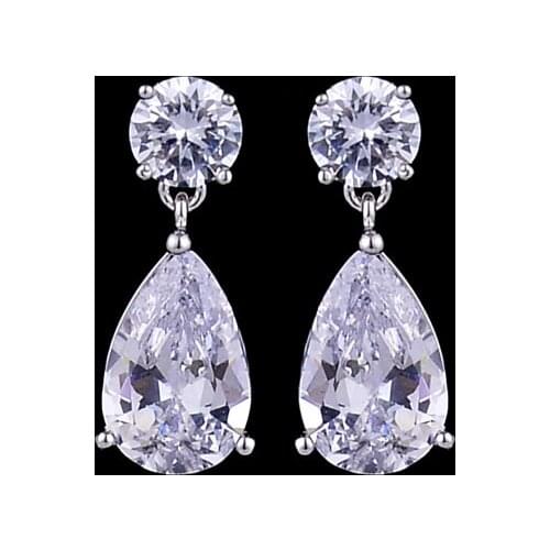 Cute Ear Clips for Girls Water Drop wedding women clip earings no pierced hole punk clip-on earrings for women dress