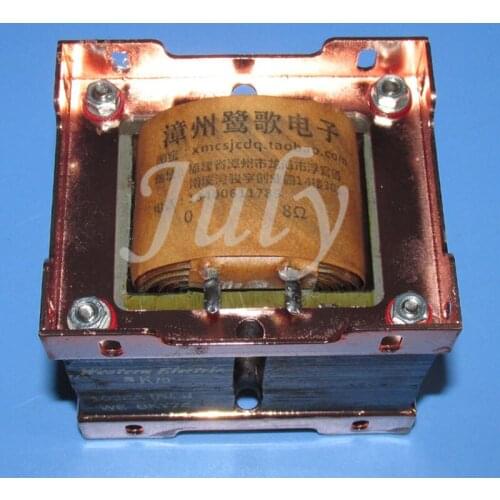 A pair of WE1038 iron core wound 5.5K single-ended output cattle super linear tap 4/8 ohm output transformer