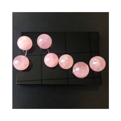 Natural powder crystal beidou seven star gusty water gift ball set