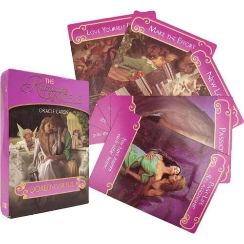 Full English New The 44 Romance Angels Oracle Cards Deck Mysterious Tarot Cards Board Game By Doreen Virtue Rare Out Of Print